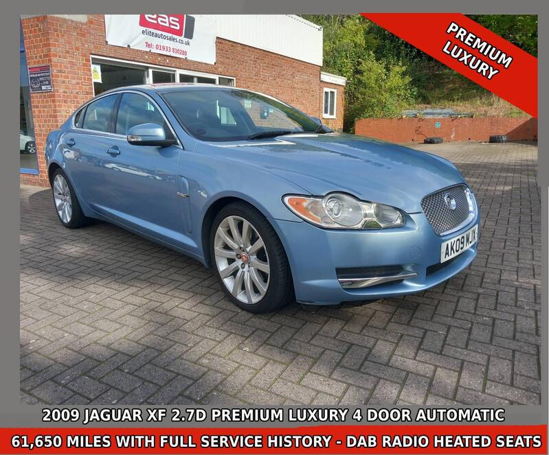 View JAGUAR XF 2.7 D V6 PREMIUM LUXURY 4 DOOR SALOON LOW MILES 61,650 FULL SERVICE HISTORY