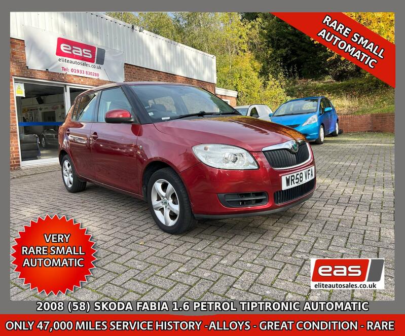 View SKODA FABIA 1.6 16V 2 5dr Tiptronic Automatic 5 door Hatchback