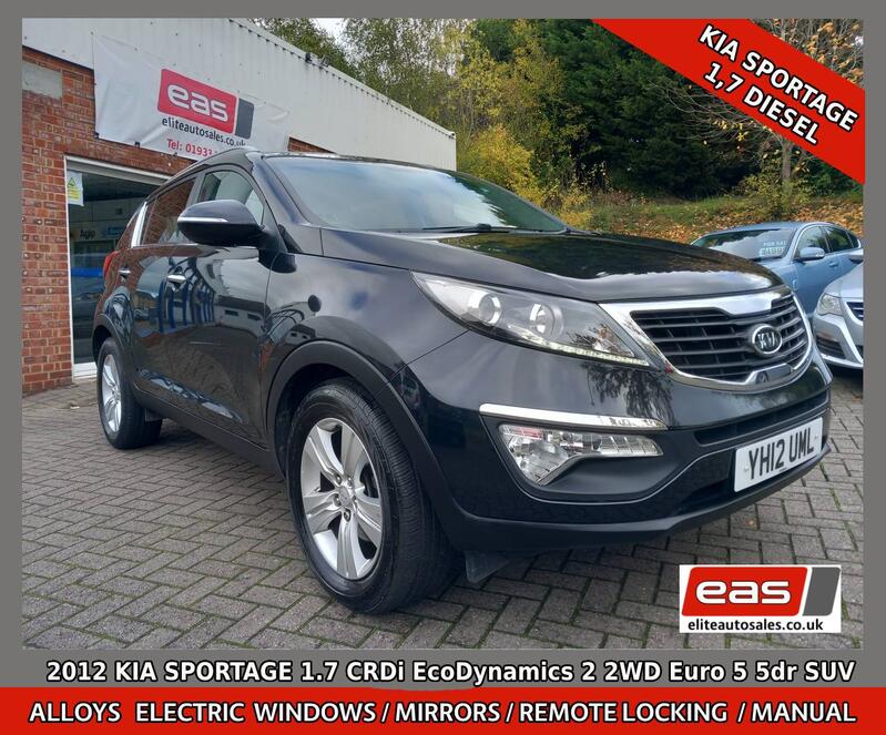 View KIA SPORTAGE 1.7 CRDi EcoDynamics 2 2WD Euro 5 ss 5dr ESTATE Diesel Manual