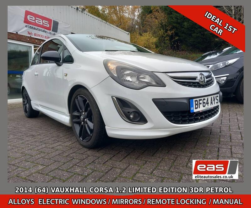 View VAUXHALL CORSA 1.2 16V LIMITED EDITION EURO 5 ONLY 83,000 MILES