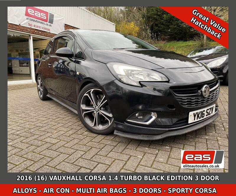 View VAUXHALL CORSA 1.4 i Turbo Black Edition 