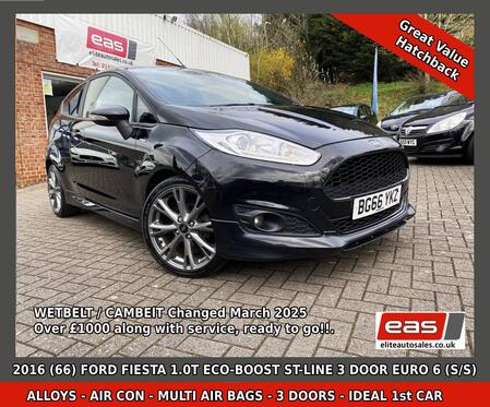 FORD FIESTA 1.0T EcoBoost 140 ST-Line Hatchback WET BELT CHANGED!!