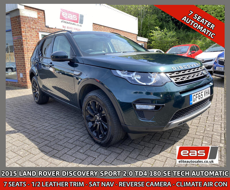 View LAND ROVER DISCOVERY SPORT 2.0 TD4 180 SE Tech Automatic 7 Seater