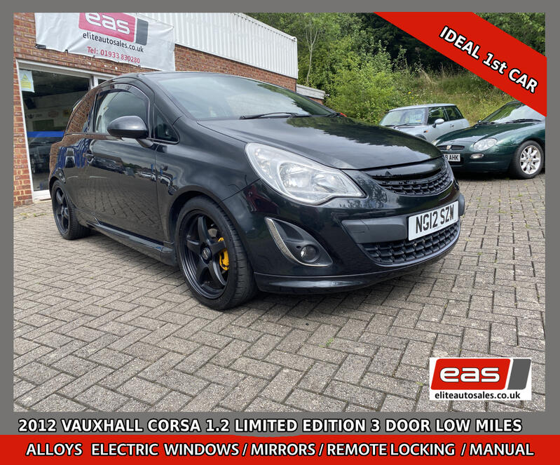 View VAUXHALL CORSA 1.2 16V Limited Edition