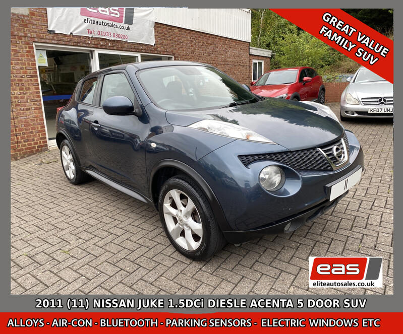 View NISSAN JUKE 1.5 dCi 8v Acenta Apple Car Play Large Screen
