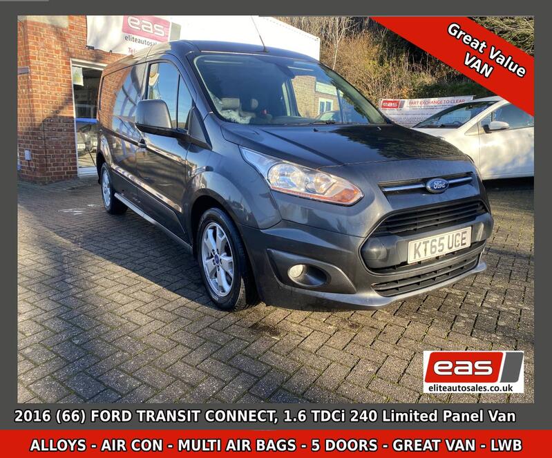 View FORD TRANSIT CONNECT 1.6 TDCi 240  Limited Panel Van 5dr Diesel Manual L2 H1