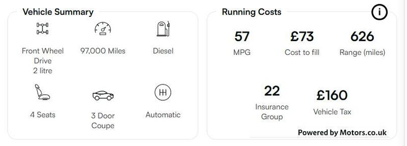 View VOLKSWAGEN SCIROCCO 2.0 TDI BlueMotion Tech DSG Automatic