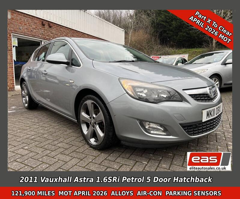 View VAUXHALL ASTRA 1.6 16v SRi 5 Dr Hatch Part EX to Clear LONG MOT