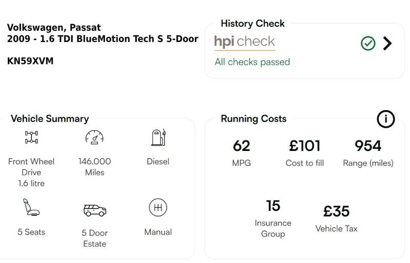 View VOLKSWAGEN PASSAT 1.6 TDI BlueMotion Tech S