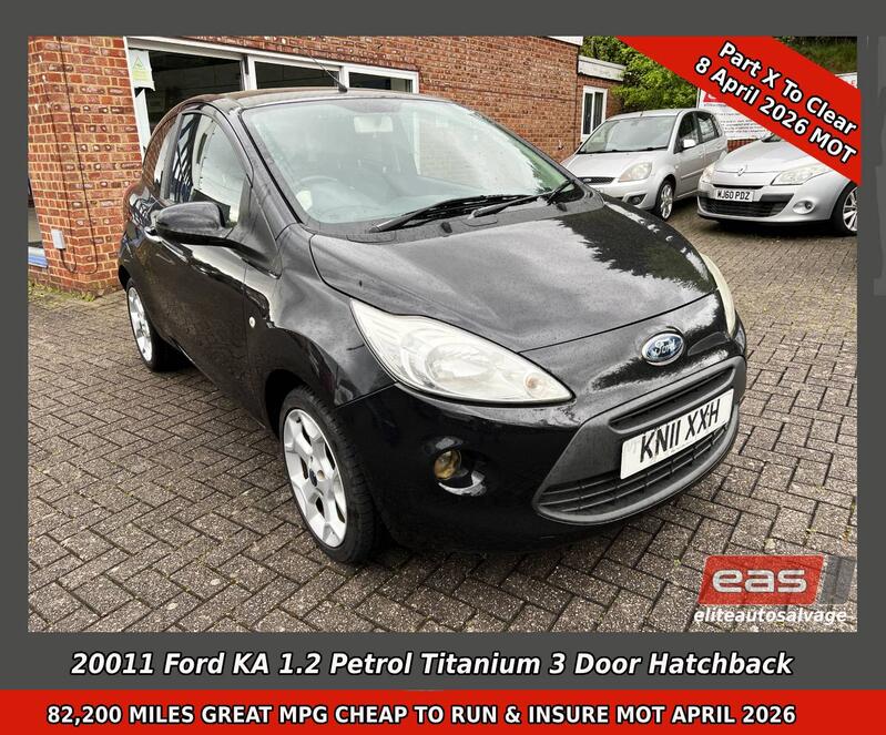 View FORD KA 1.2 Titanium Demo + 1 Owner Only £35 Road Tax MOT April 26
