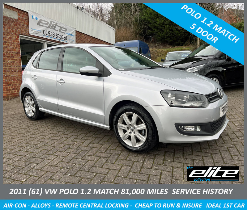 View VOLKSWAGEN POLO 1.2 60 5dr MATCH ALLOYS AIR-CON CENTRAL LOCKING POWER STEERING USB AUX INPUT