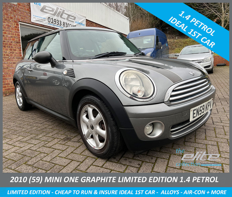 View MINI HATCH ONE 1.4 GRAPHITE LIMITED EDITION IDEAL 1ST CAR GREAT SPEC.
