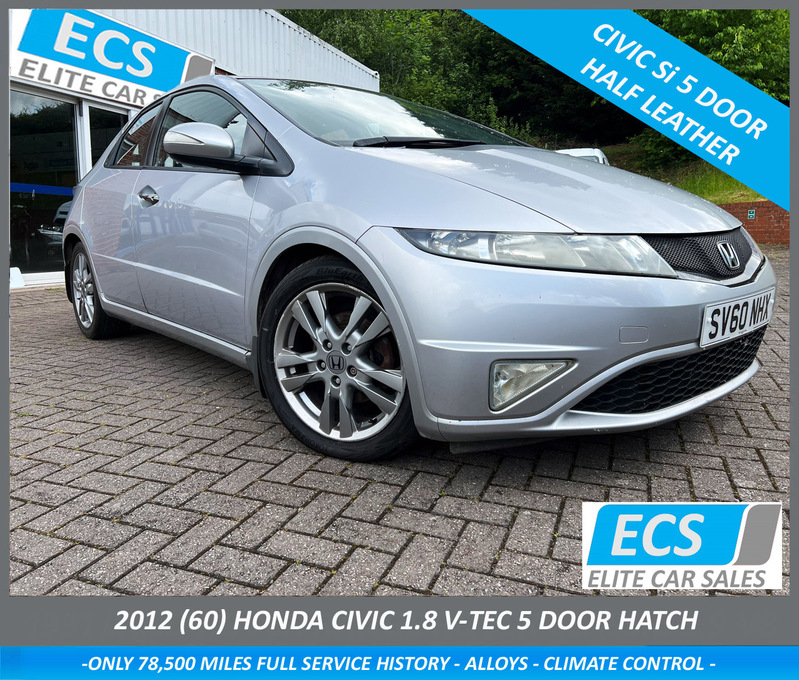 View HONDA CIVIC 1.8 I-VTEC SI ONLY 78,500 MILES WITH FULL SERVICE HISTORY