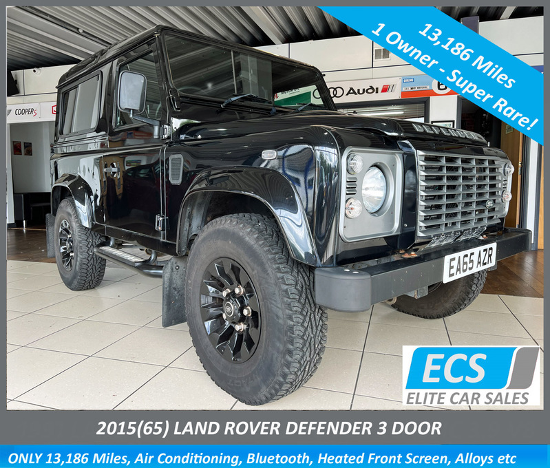 View LAND ROVER DEFENDER 90 TD XS STATION WAGON ONLY 13,186 MILES BLUETOOTH HEATED SCREEN AIR CON UPGRADE ALLOYS ETC