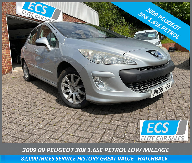 View PEUGEOT 308 1.6VTi  SE PETROL LOW MILES 82,000 WITH HISTORY PANORAMIC ROOF