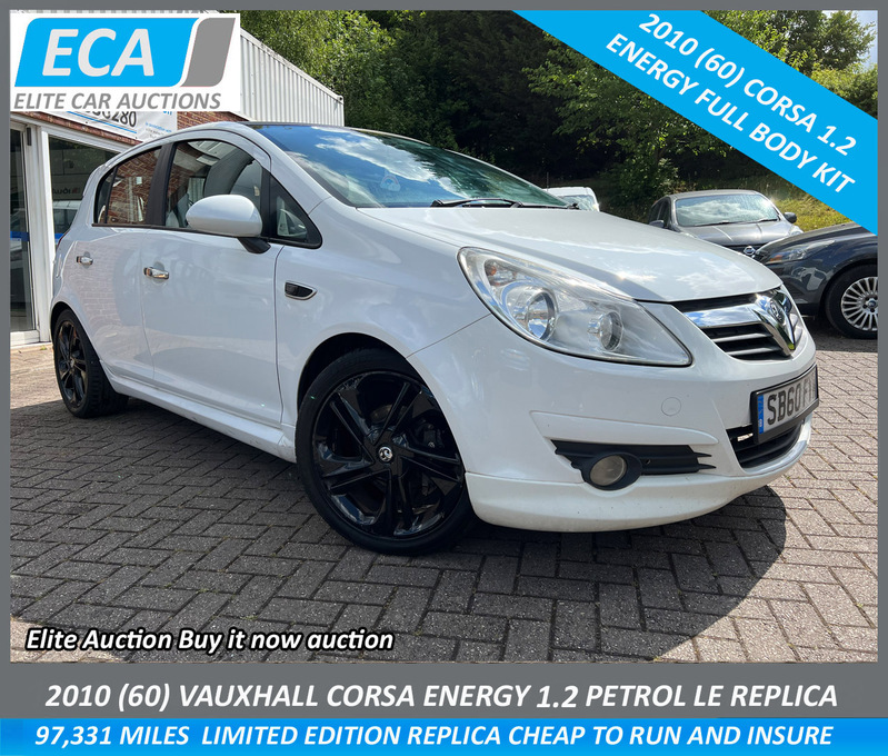 View VAUXHALL CORSA 1.2 ENERGY AUCTION SALE TO CLEAR  LIMITED EDITION REPLICA FULL BODY KIT ALLOYS