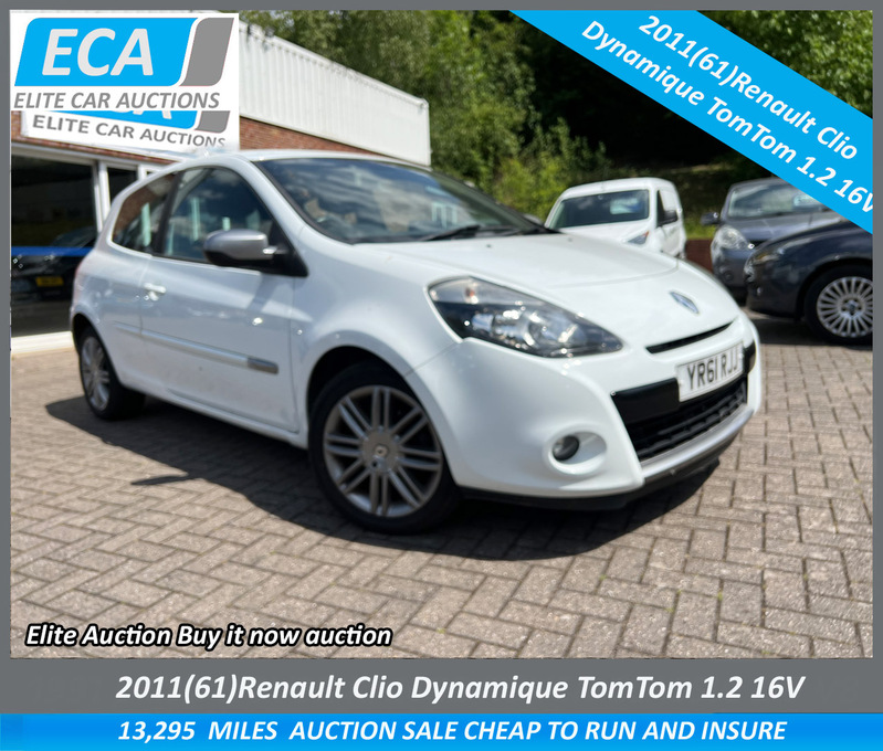 View RENAULT CLIO 1.2 DYNAMIQUE TOMTOM 16V AUCTION SALE TO CLEAR