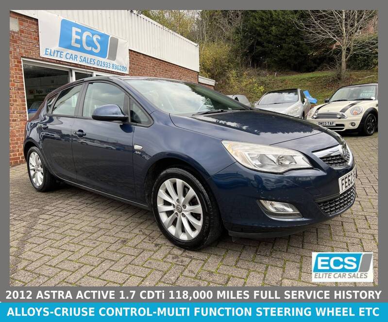 View VAUXHALL ASTRA ACTIVE 1.7 CDTI 118,000 MILES FULL HISTORY GREAT MPG