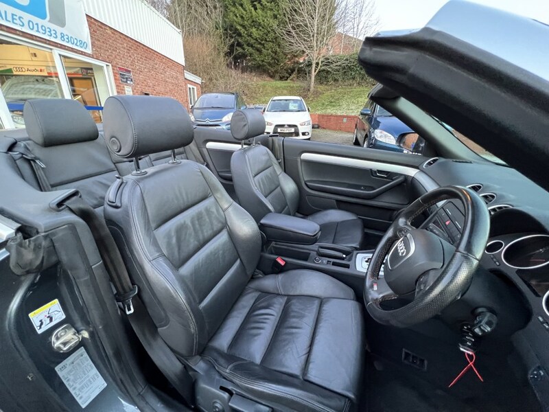 View AUDI A4 2.0TDI S LINE CABRIOLET 140 BHP FINAL EDITION AUTO 1 OWNER FULL HISTORY