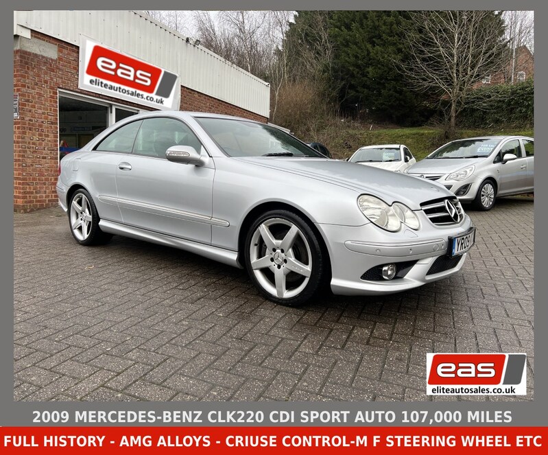 View MERCEDES-BENZ CLK CLK220 CDI SPORT AUTO LOW MILES FULL HISTORY