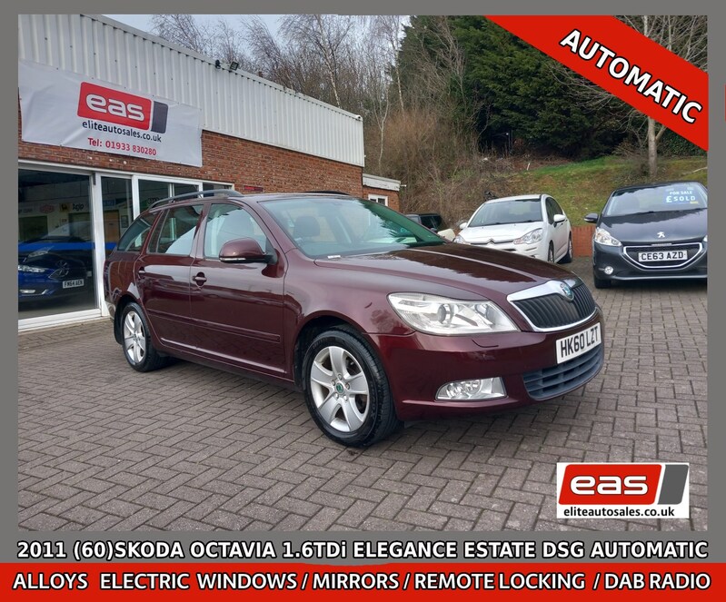 View SKODA OCTAVIA ELEGANCE 1.6 TDI CR DSG AUTOMATIC ESTATE DIESEL