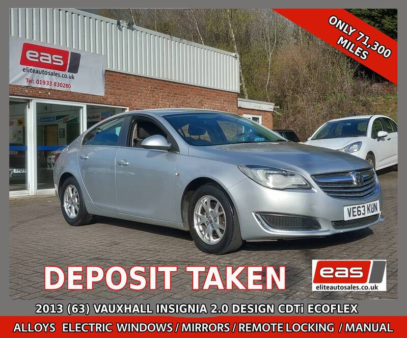 View VAUXHALL INSIGNIA 2.0 DESIGN CDTI ECOFLEX [Start Stop] LOW MILES FOIR YEAR