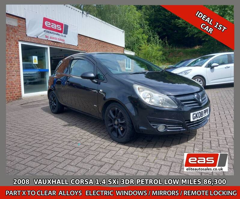 View VAUXHALL CORSA 1.4 SXi PETROL AC 16V LOW MILEAGE FOR YEAR 86,300