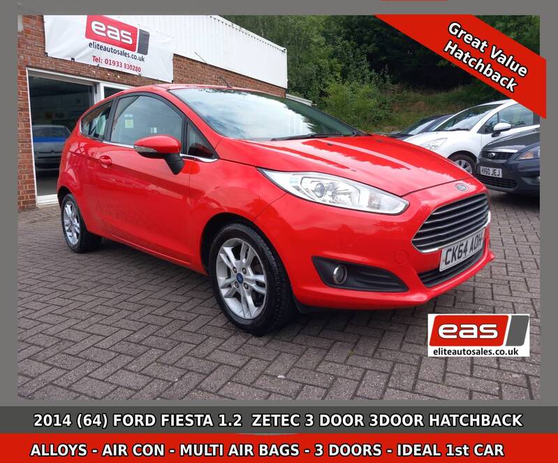 View FORD FIESTA 1.25 ZETEC EURO 5 3dr HATCHBACK PETROL 5 SPPED MANUAL