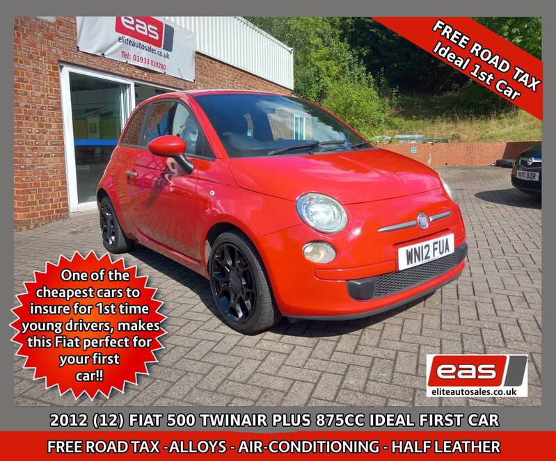 View FIAT 500 TWINAIR PLUS 875 cc FREE ROAD TAX IDEAL 1st CAR